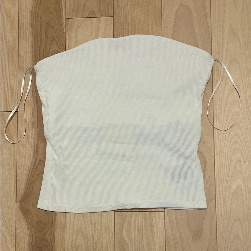 H&M Cream Strapless Camisole